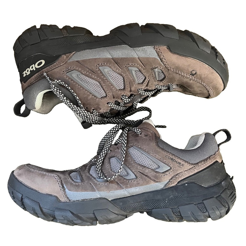 Oboz Sawtooth Hiking Shoes Women's Sz 7.5W Leather All Terrain Low Top